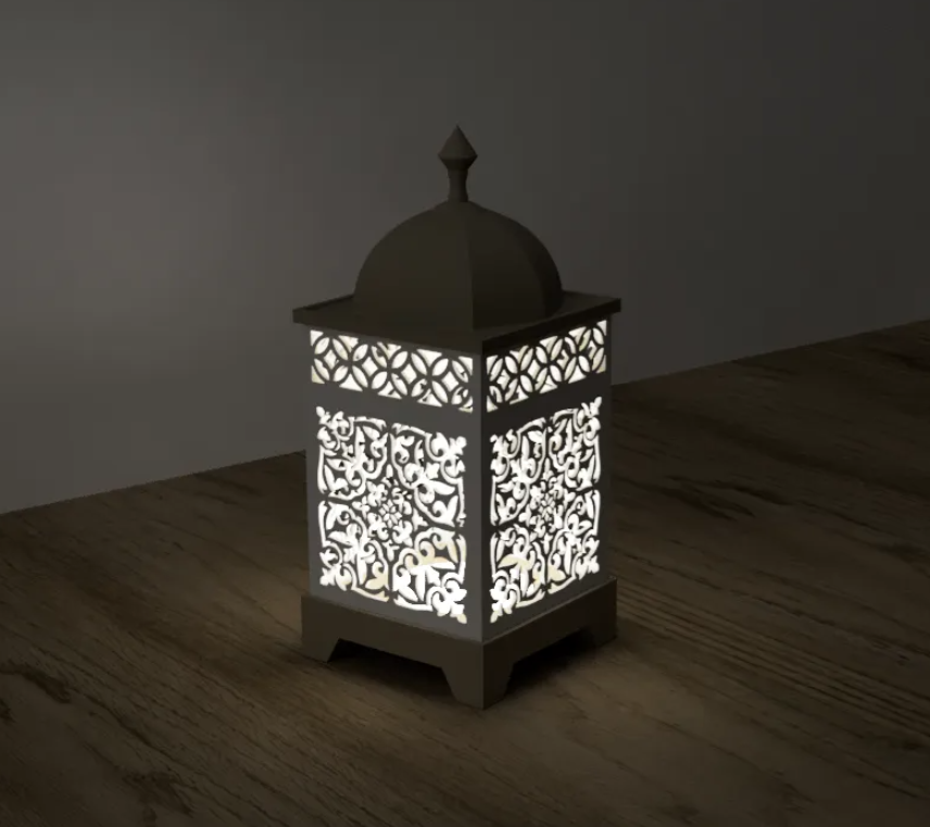 Exotic Lamp — 3D printed by Moon Studio 3D